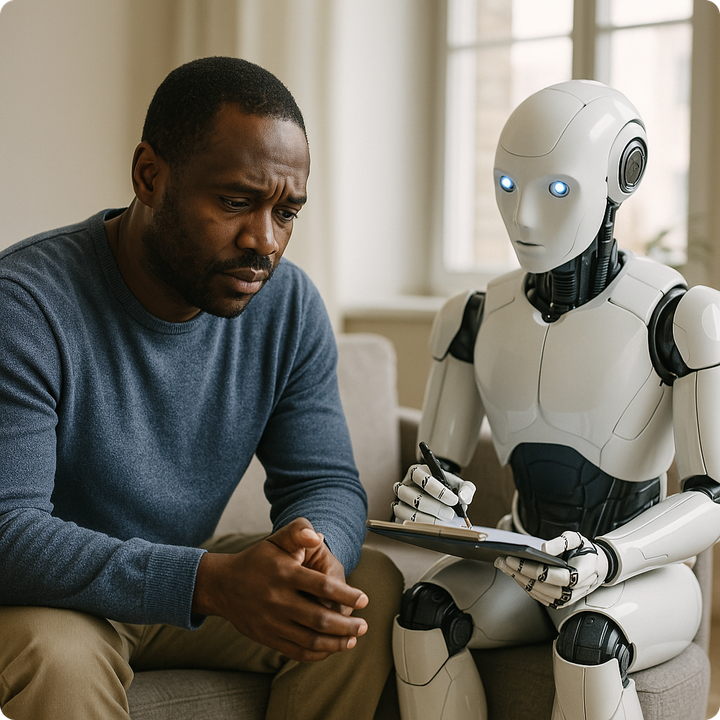 Can AI Make Therapy More Human?